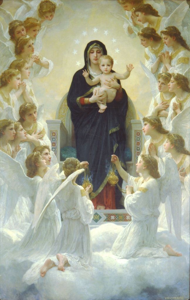 Mary And Angels 648x1024